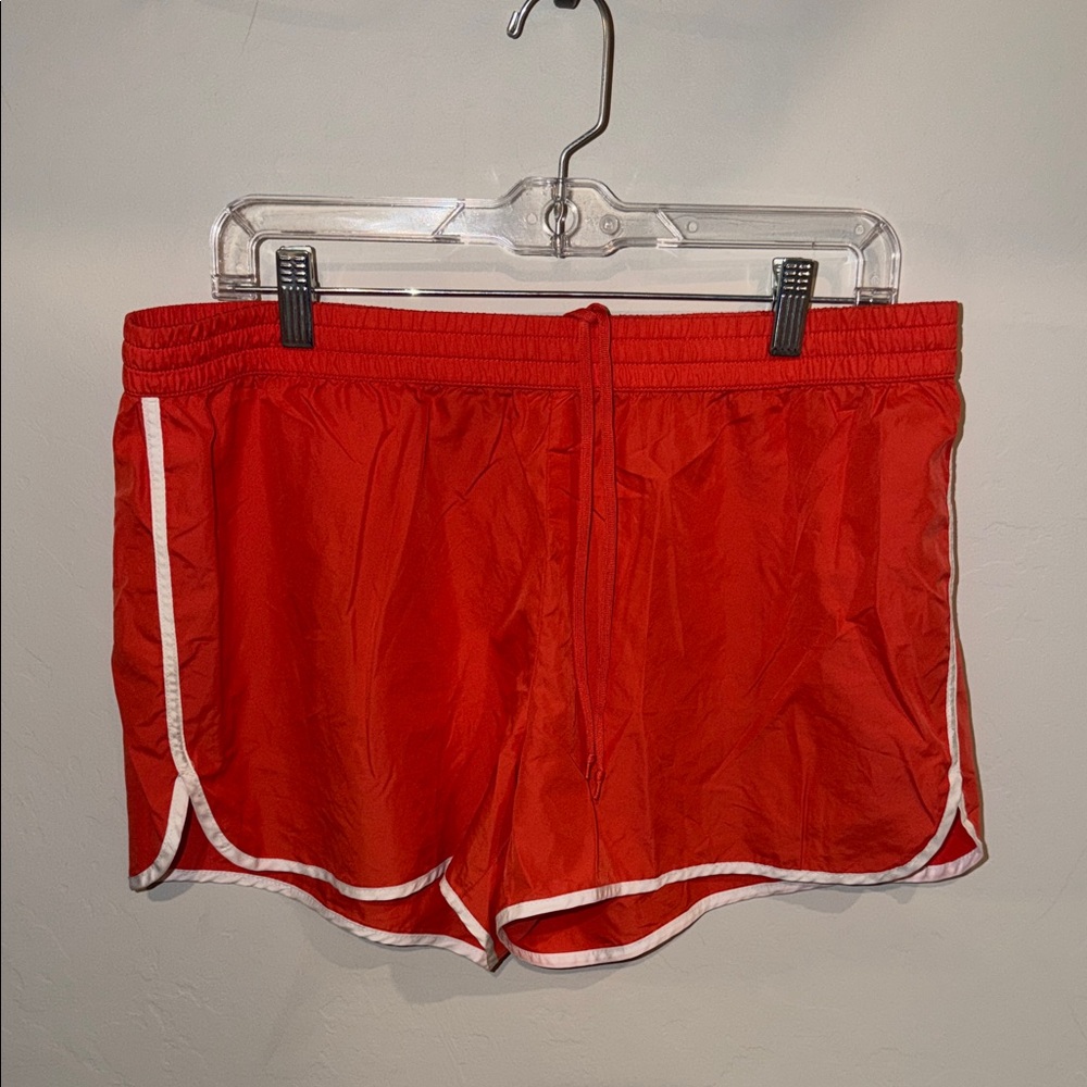 Old Navy Salmon Pink with White Detail Active Shorts
